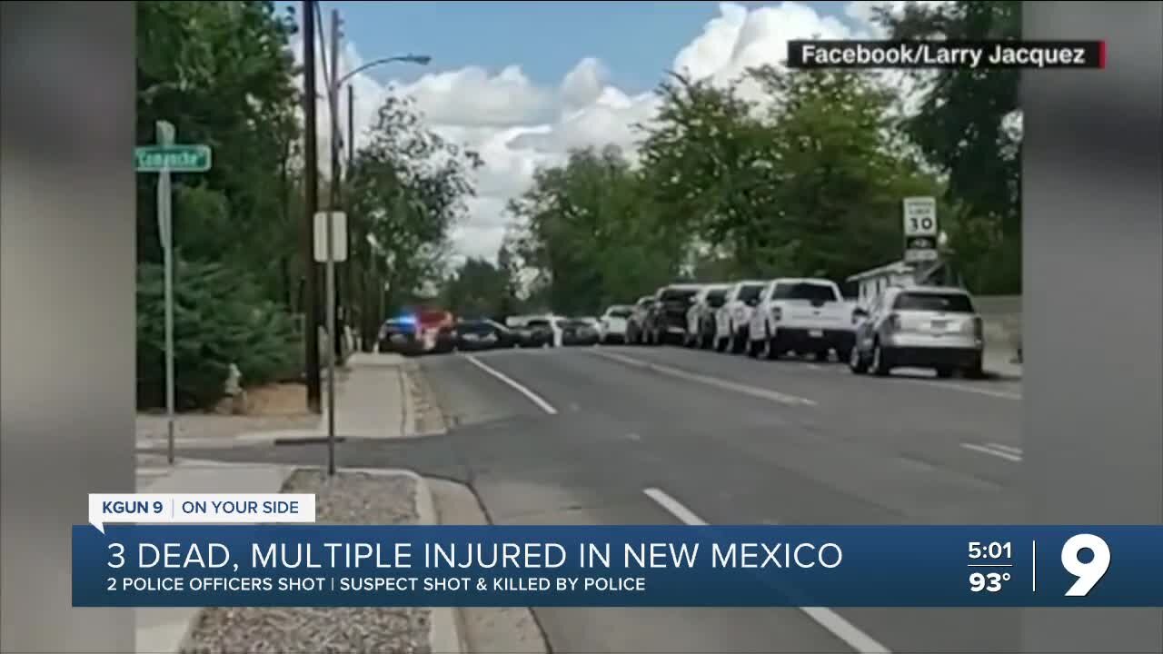 3 dead, 2 officers wounded in New Mexico shooting