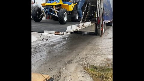 1989 Suzuki quadracer 500 delivery