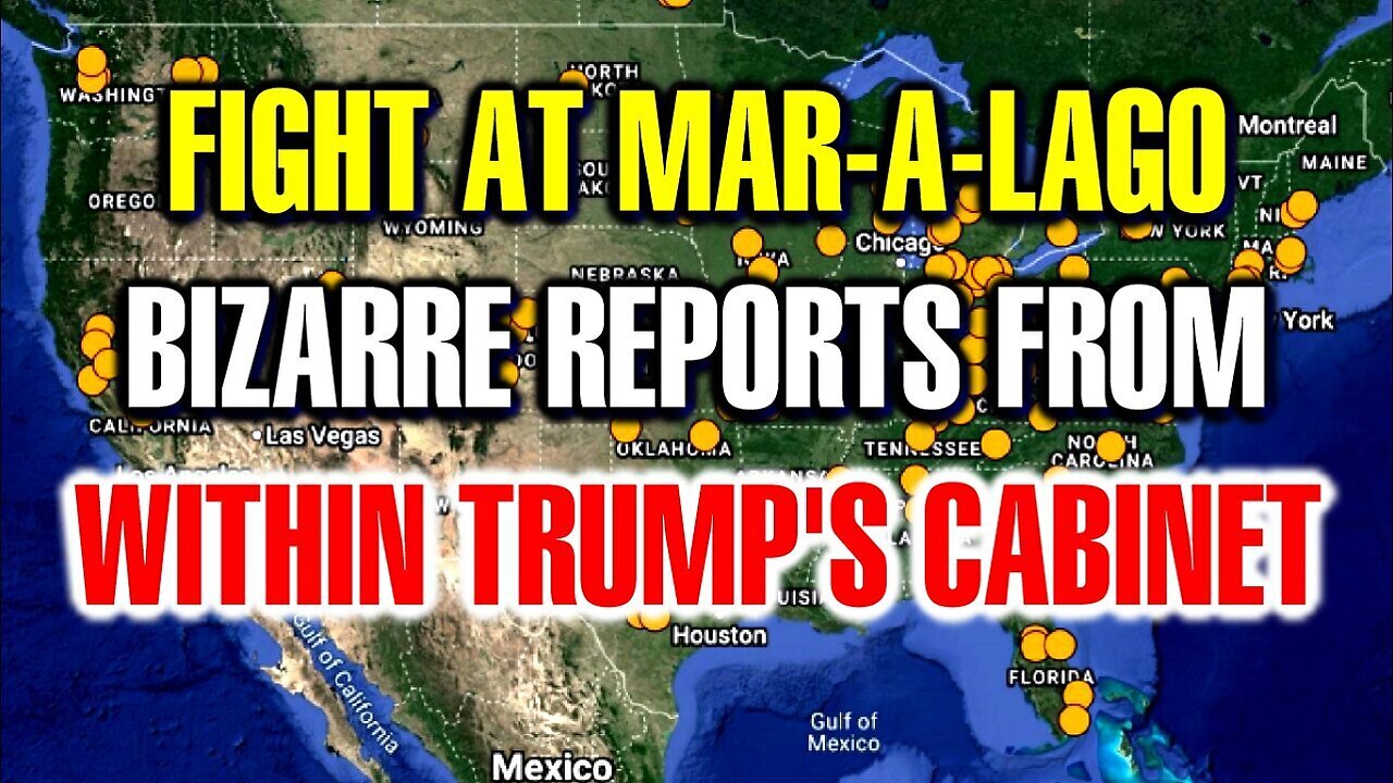 SHOCK! Fight at Mar-a-Lago Bizarre Reports from with Trump's Cabinet