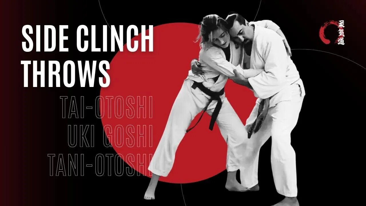 Side Clinch 3 Throwing Options: Tai Otoshi • Uki Goshi / O Goshi • Tani Otoshi || JUKIDO JUJITSU