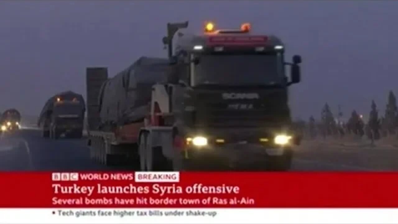 Video Shows Turkish Military On The Move Inside Syria!