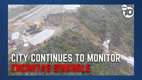 Some Encinitas residents concerned with traffic caused by sinkhole repair