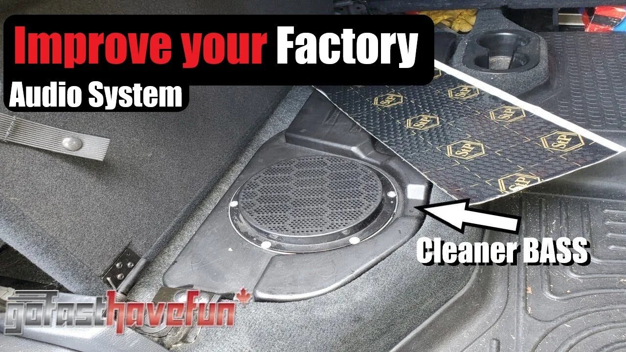 Making your Factory Stereo Sound Better (Sound Deadening & Grounding kit Upgrade | AnthonyJ350