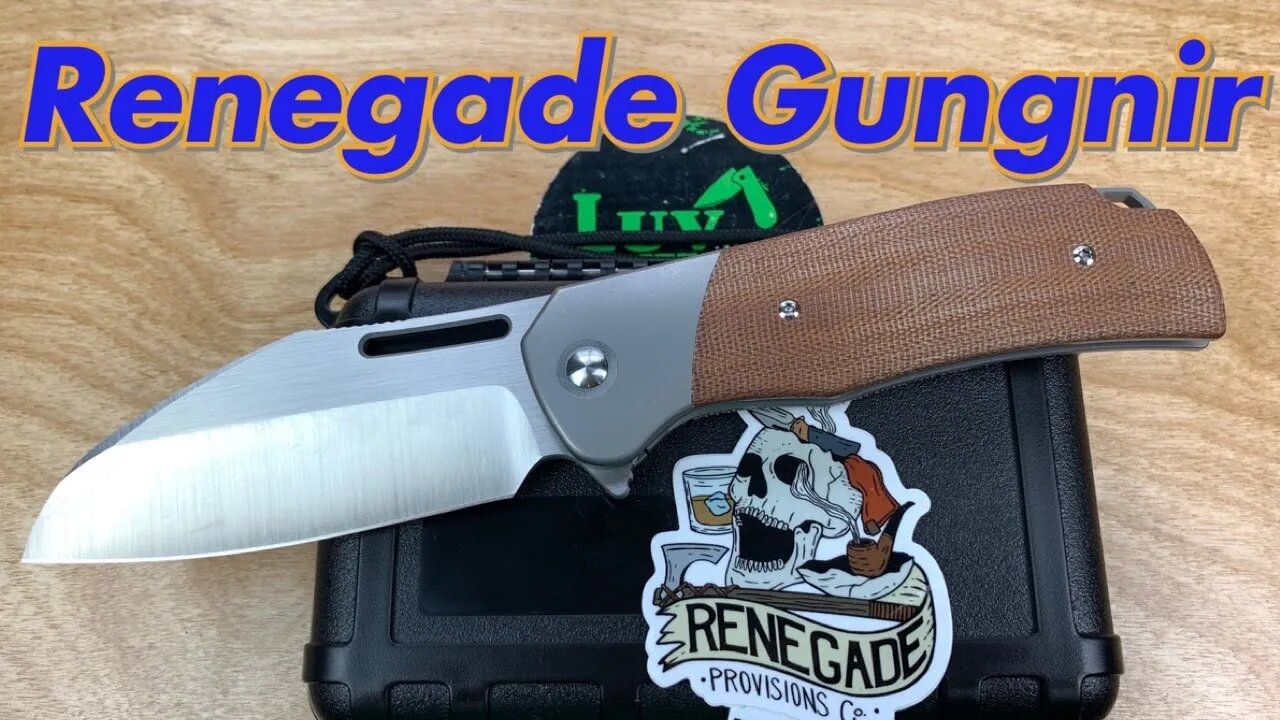 Renegade EDC Gungnir made by Reate /includes disassembly / too much of a good thing ?