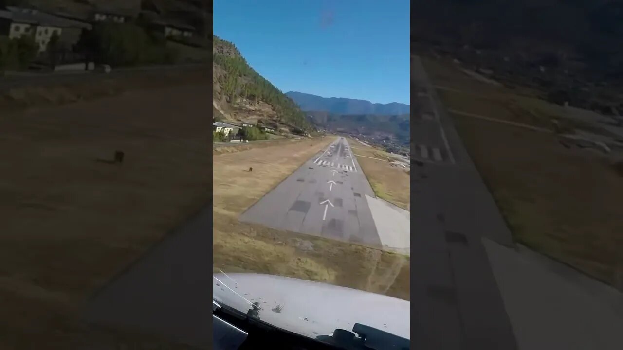 Crazy landing in Paro Bhutan🇧🇹