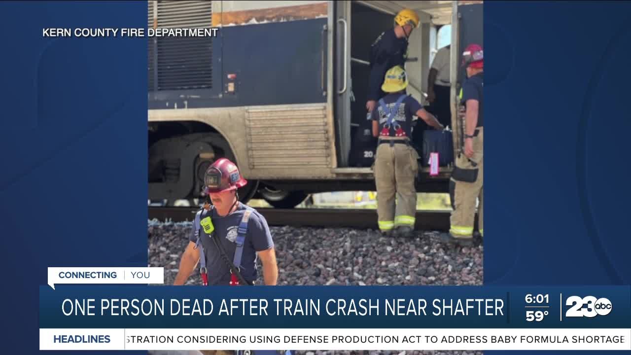 One person dead after train crash near Shafter