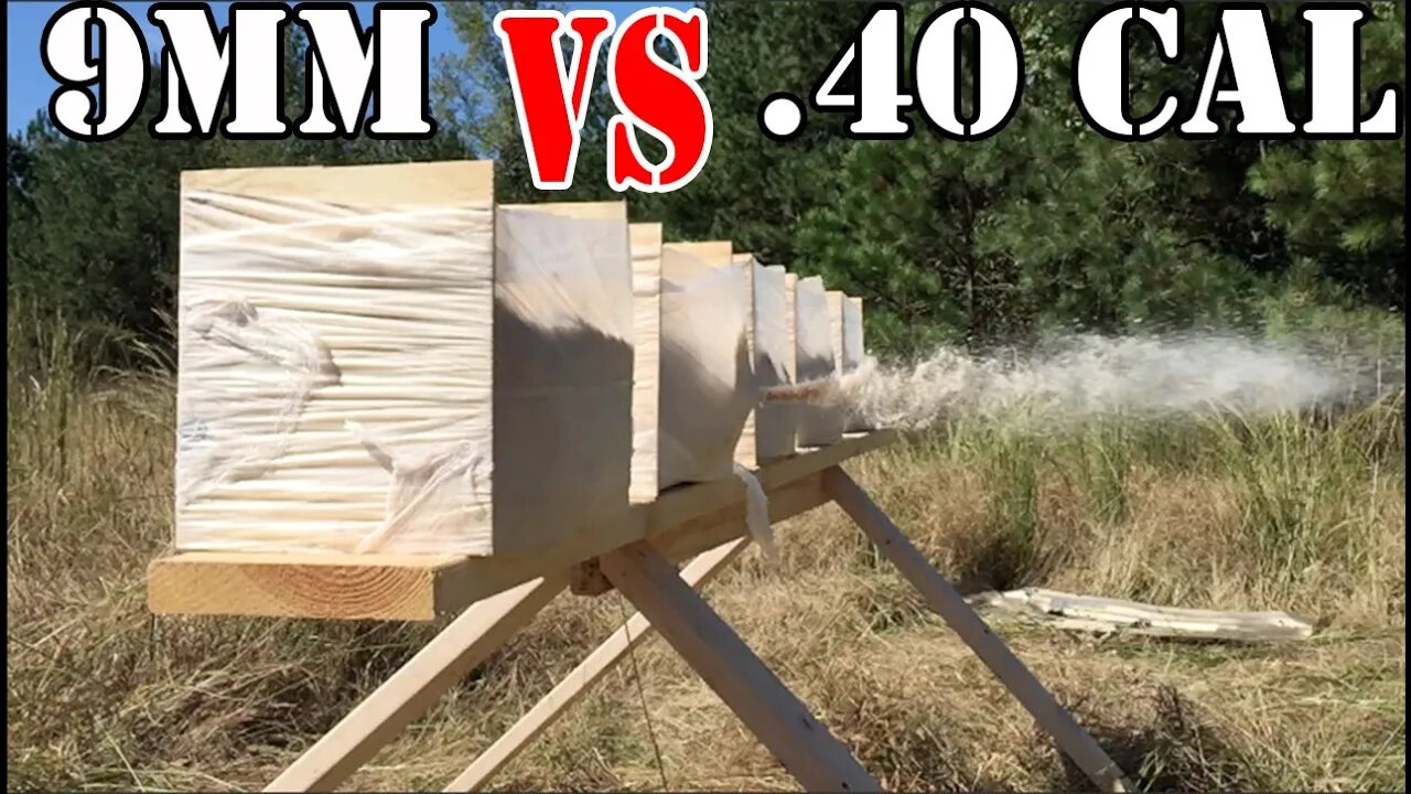 9mm vs .40 cal... Sand Test