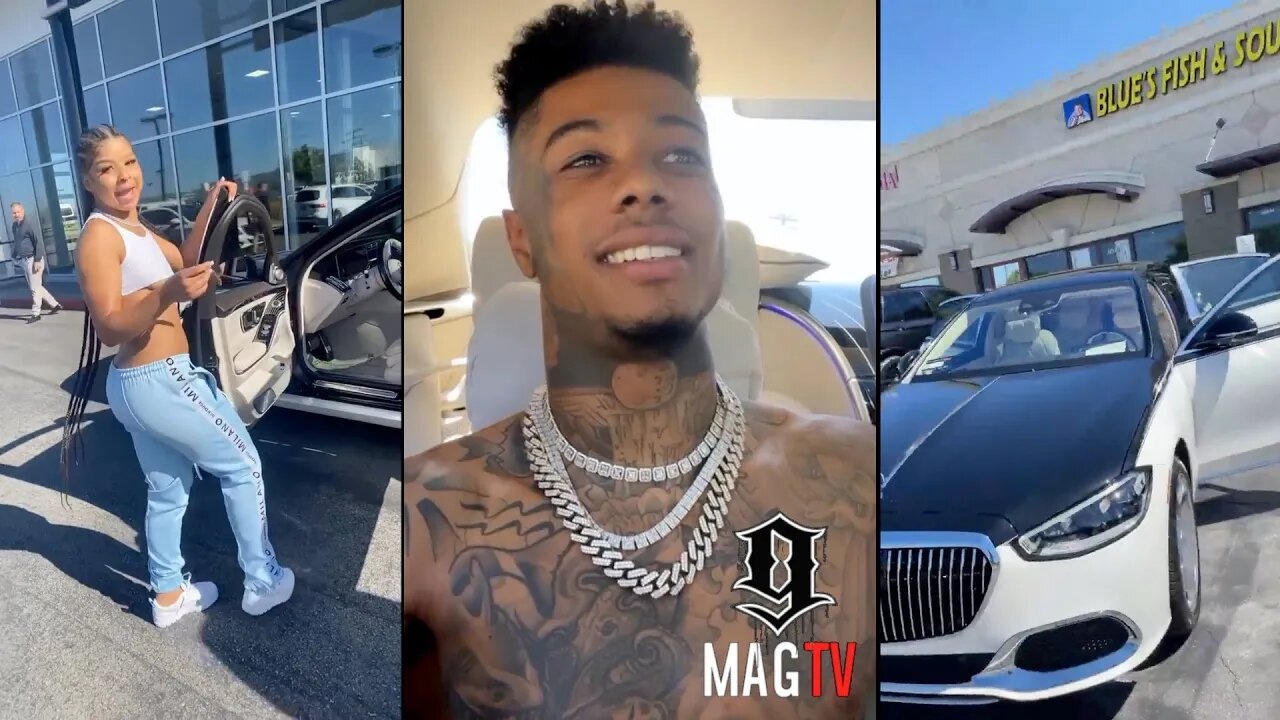 Blueface & Chrisean Rock Pick Up His Parents In A New Maybach! 🚙
