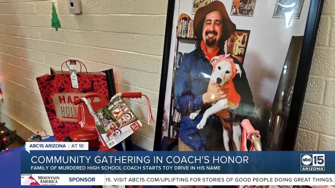 Family of murdered high school coach starts toy drive in his name