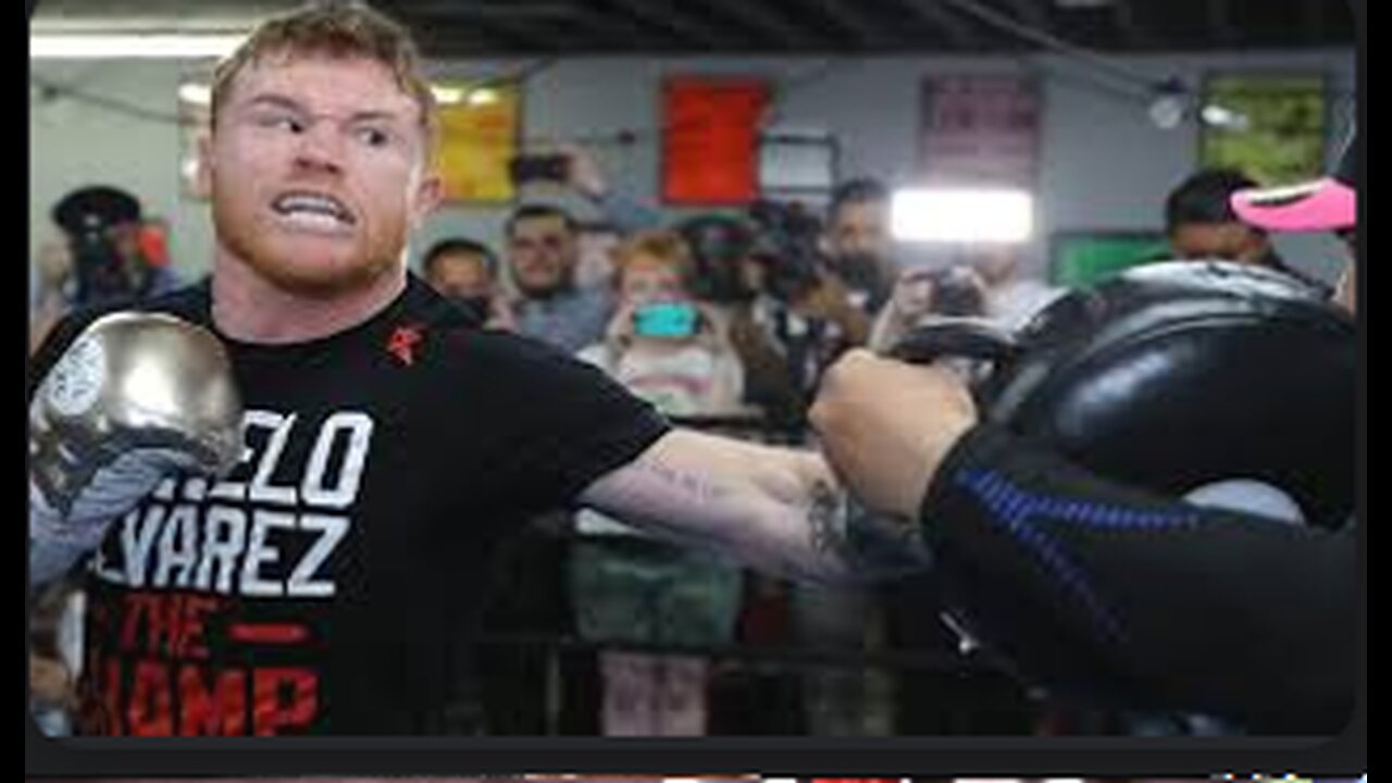 Saul Canelo Alvarez training