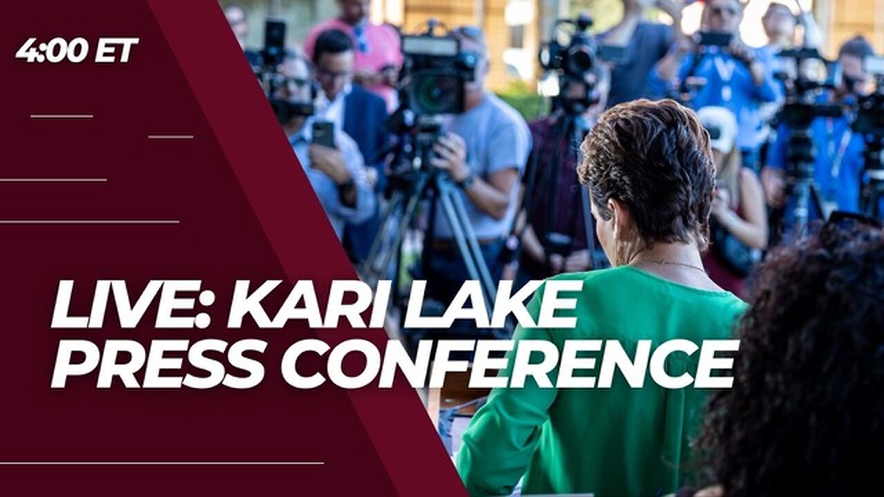 LIVE: Kari Lake Press Conference, BIG Announcement!