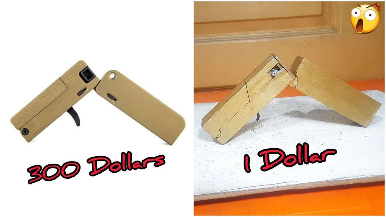 How to make life card trailblazer gun in $1