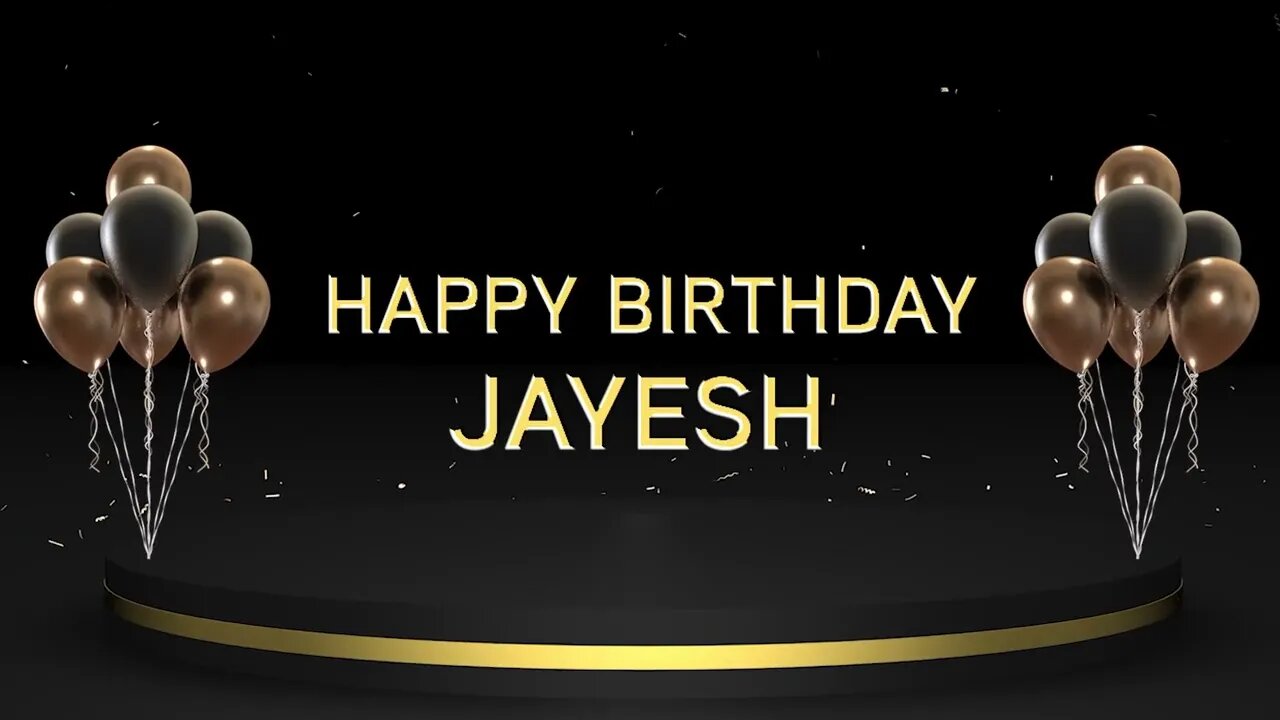 Wish you a very Happy Birthday Jayesh