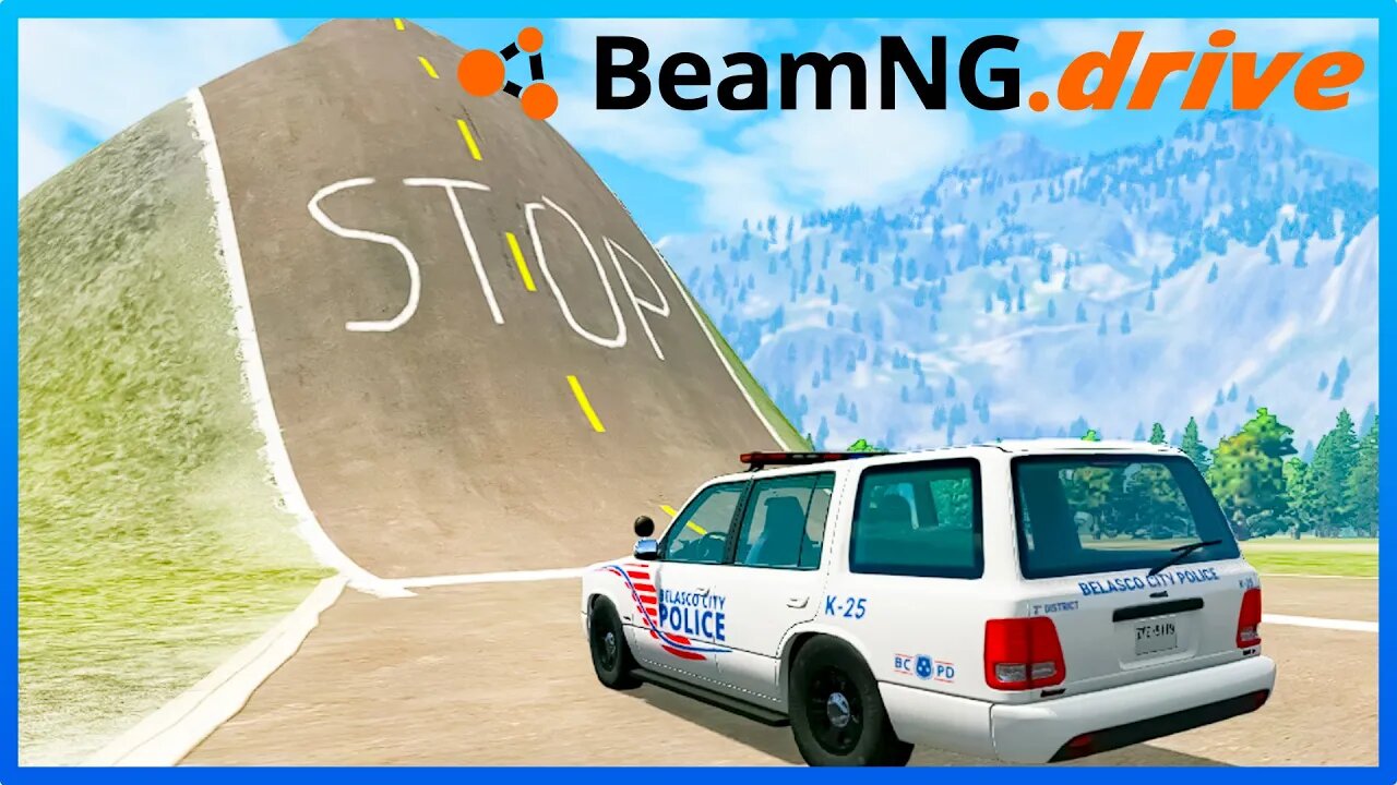 BRUTAL ACCIDENTS, Cars vs Giant Bulge, Police Chases #328 – BeamNG Drive Crashes