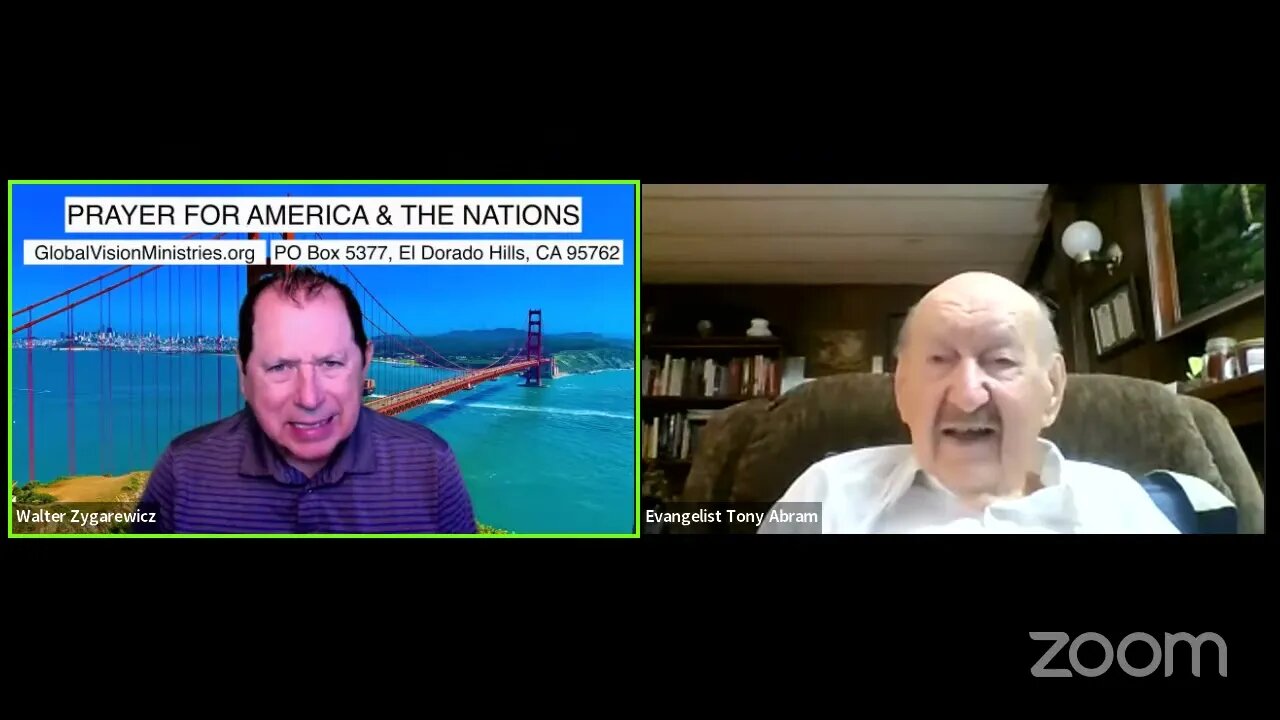 PRAYER FOR AMERICA & THE NATIONS Live Walter Zygarewicz with Tony Abram English/Spanish