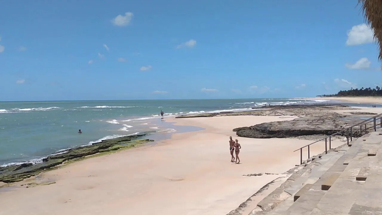Praia frente restaurante Dunas de Marapé
