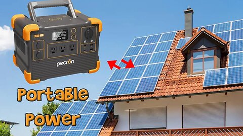 Pecron E600LFP 614Wh Power Station RFI Test!