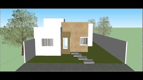 volumetria casa moderna no sktcup construtor virtual ph