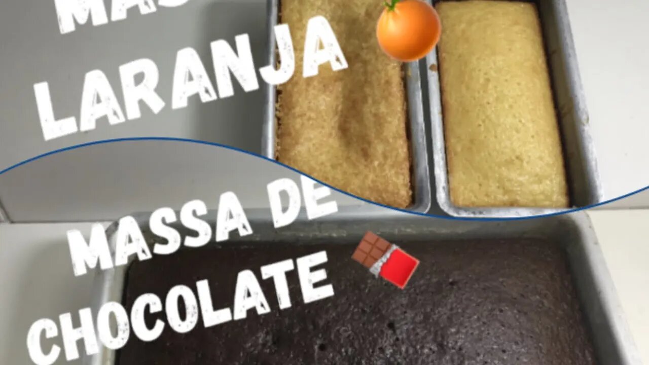 Curso de Copos da Felicidade e Bolo no Pote Aula 01 - Massa de Chocolate e massa de Laranja