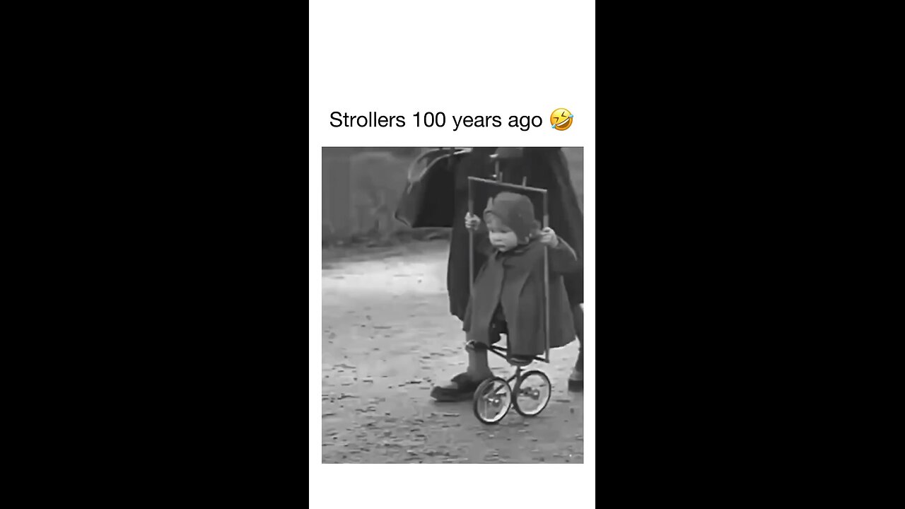 Strollers 100 years ago😂