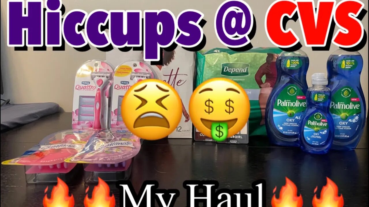 HICCUPS @ CVS | MY CVS HAUL | 07/18-07/24 #cvshaul #cvs