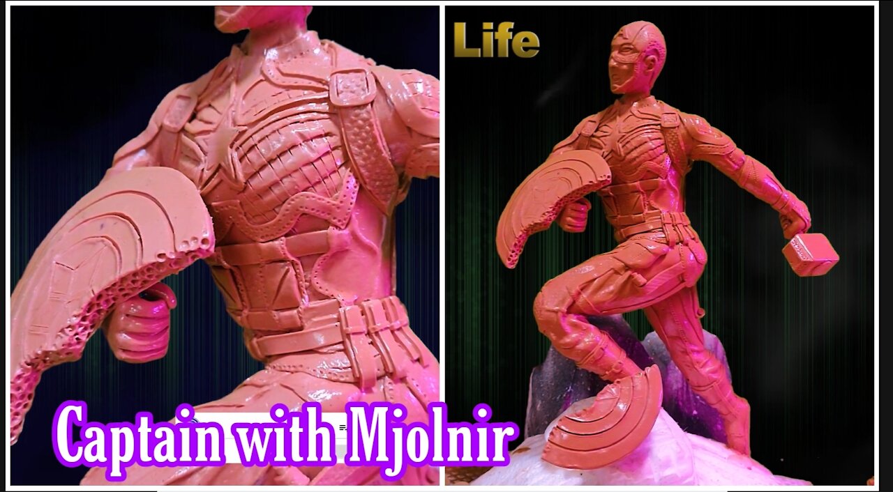 Sculpture Captain America - Maver || Art Of Life