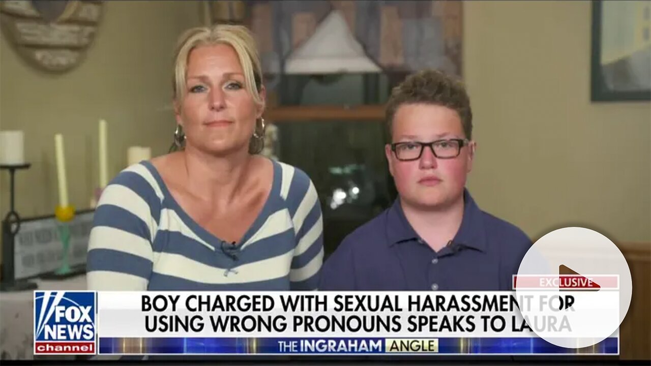 Middle school boys charged with SEXUAL HARASSMENT for not using preferred PRONOUNS!