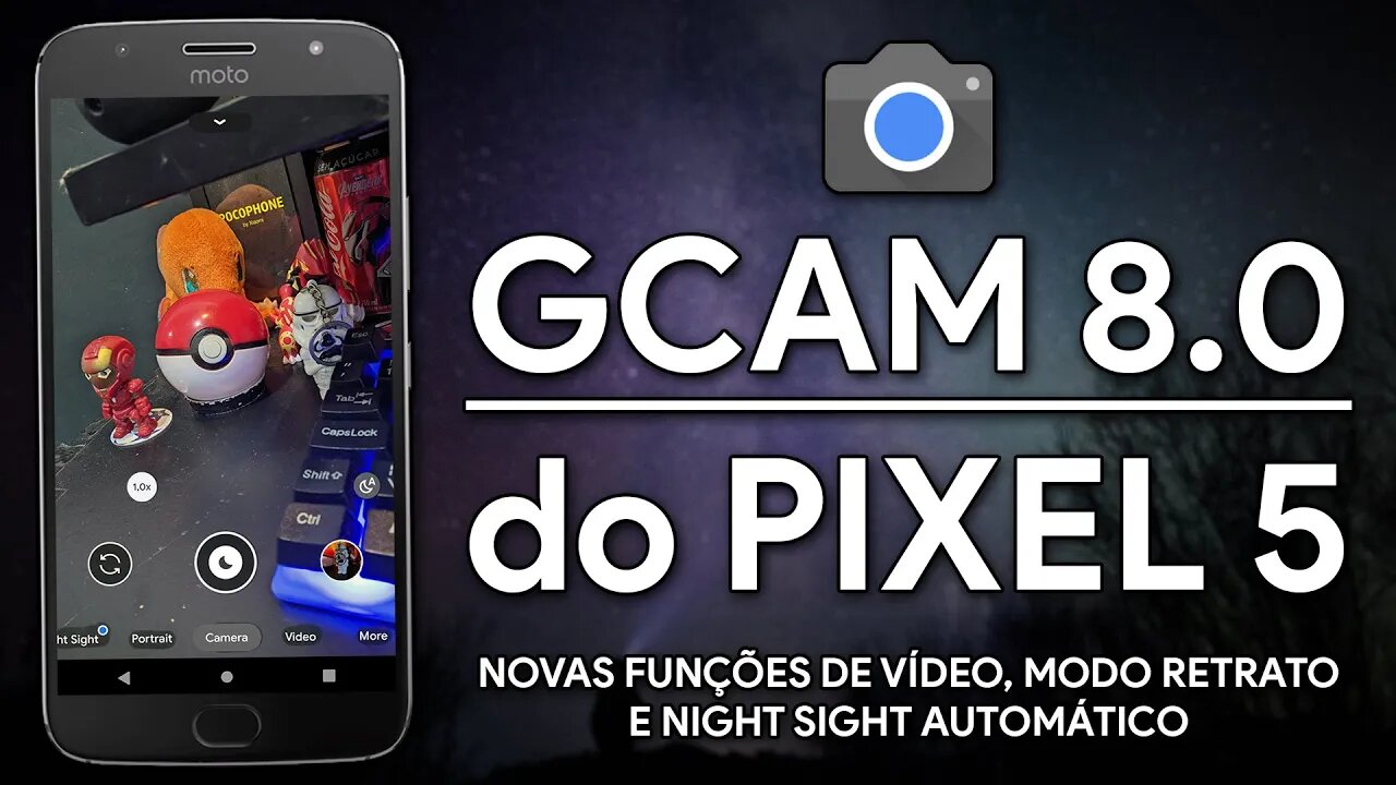 Nova GOOGLE CÂMERA do PIXEL 5 no seu SMARTPHONE ANDROID! | BSG MGC Gcam v8.0 Pixel 5