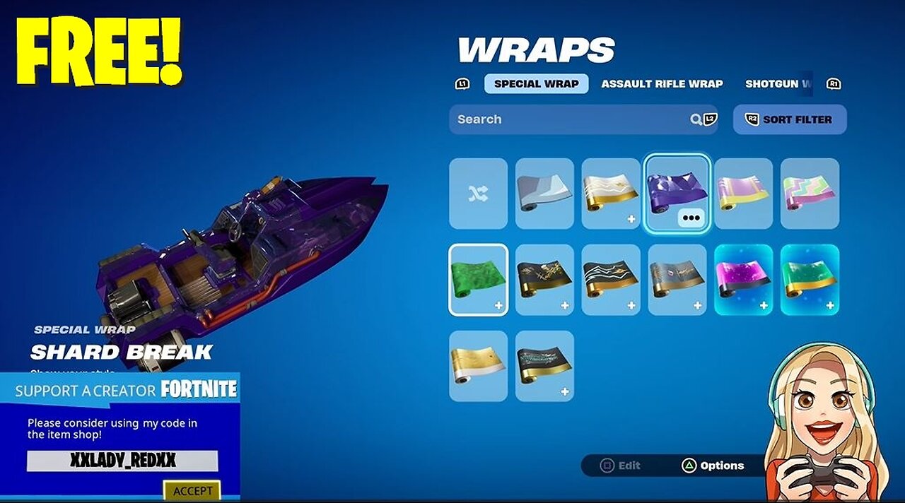 FREE | Shard Break (Wrap)-Fortnite