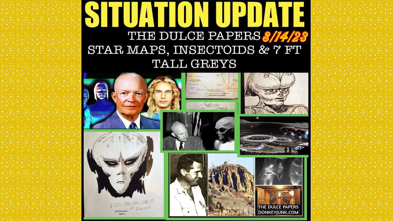 SITUATION UPDATE 8/14/23 - Brown Grey Aliens, Star Maps & Insectoids