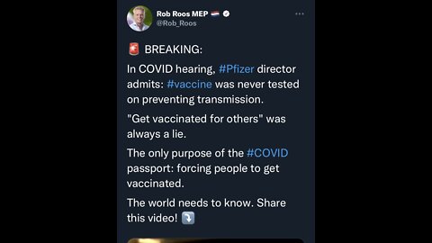 Pfizer director finally admitted in Twitter