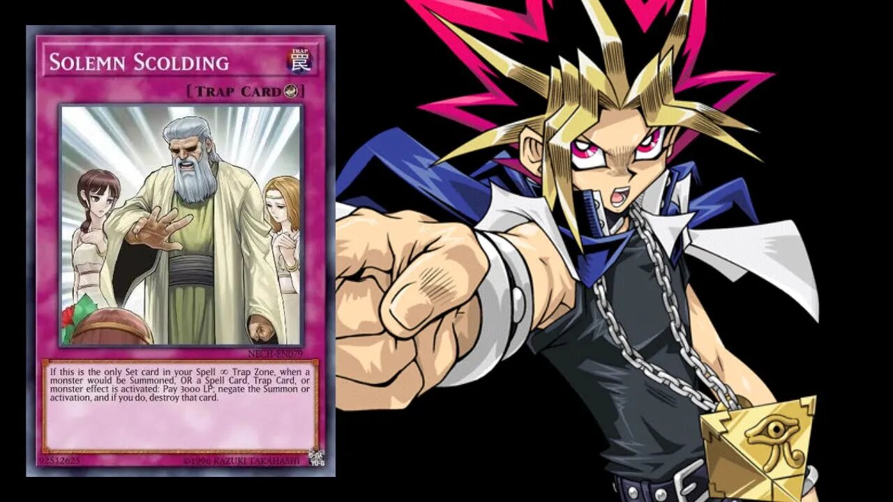 Yu-Gi-Oh! Duel Links - Atem Activates Solemn Scolding (Ghost Gal Event Card Reward)