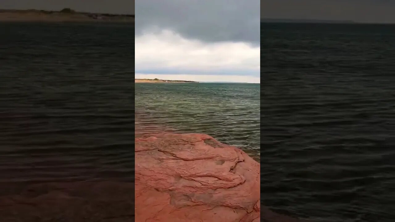 Thunderstorm about to hit the beach