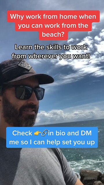 Why work from home when you can work from the beach?