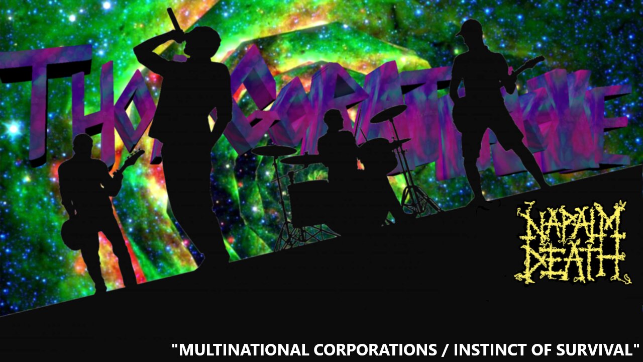 WRATHAOKE - Napalm Death - Multinational Corporations / Instinct Of Survival (Karaoke)