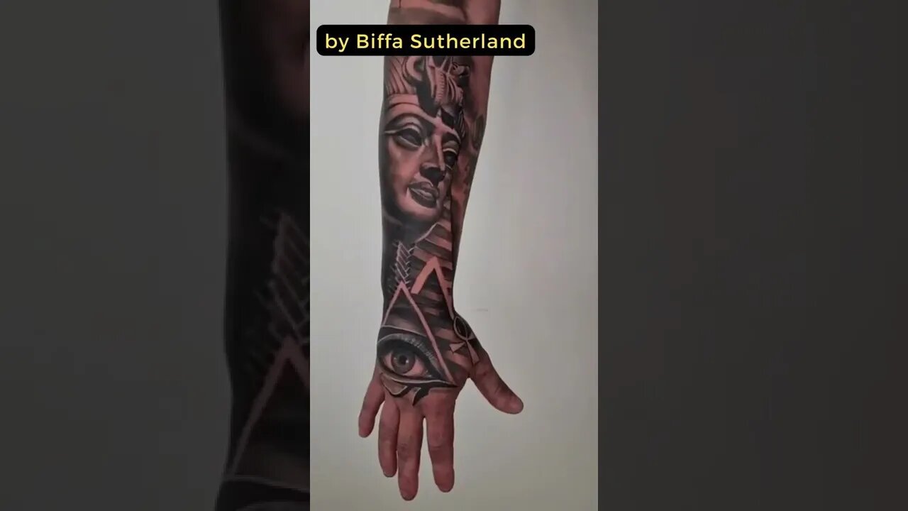 Stunning work by Biffa Sutherland #shorts #tattoos #inked #youtubeshorts