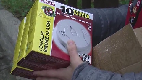 Free smoke alarms installed in area where 4 died