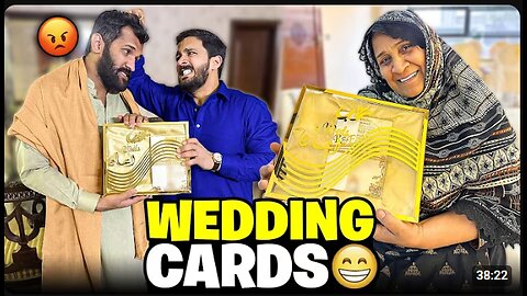 Wedding Cards Distributed Successfully💕Dogar naraz ho gya😱