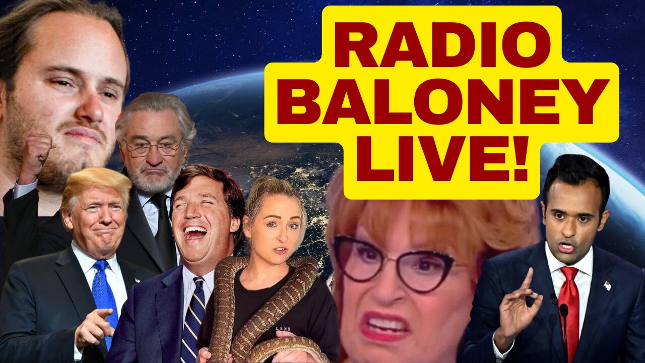 RADIO BALONEY Live! Tucker For VP, Vivek, Pelosi Hammer Trial, Weird News and More