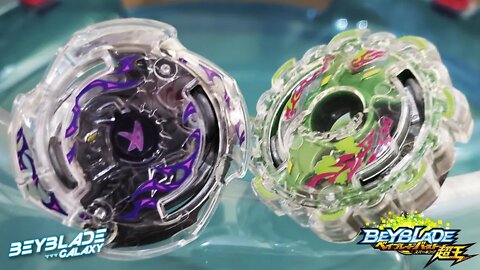 DEATHSCYTHER .O.A vs KERBEUS .C.D [Dash BeyStadium] - Beyblade Burst ベイブレードバースト