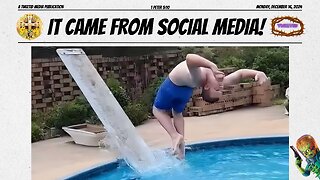 FLIP FLOP FLAIL! BACKYARD ACROBAT’S DIVE ENDS IN BOARD BREAKDOWN AND SPLASH-TASTIC FAILURE!