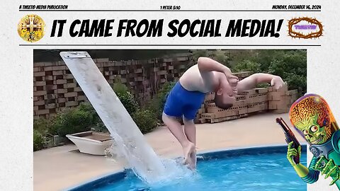 FLIP FLOP FLAIL! BACKYARD ACROBAT’S DIVE ENDS IN BOARD BREAKDOWN AND SPLASH-TASTIC FAILURE!