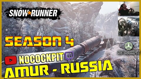 SNOWRUNNER | SEASON 4 - EXPLORAÇÃO DE AMUR, NA RÚSSIA - AQUI NO COCKPIT
