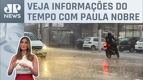 Temperatura cai quase 11ºC em apenas três horas em São Paulo | Previsão do Tempo