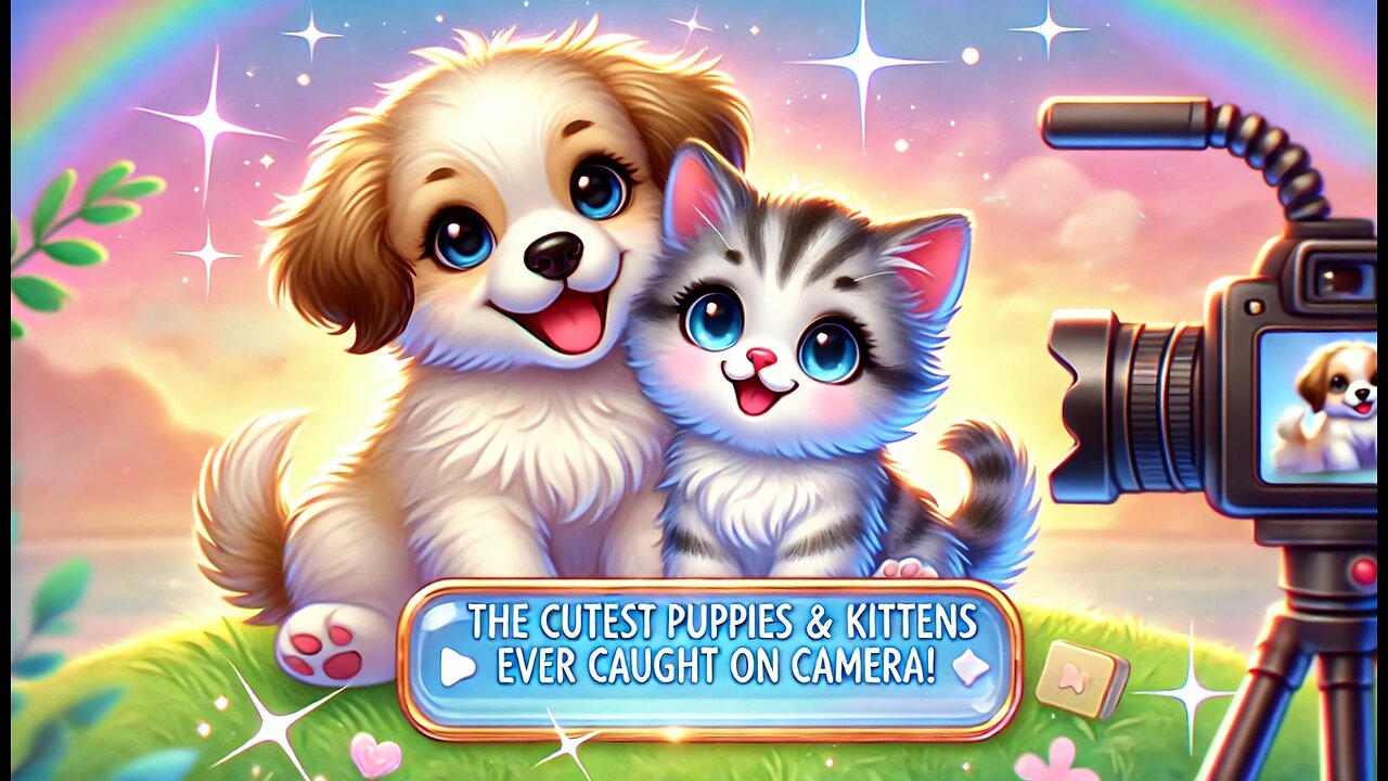 The Cutest Puppies and Kittens Ever Caught on Camera!"