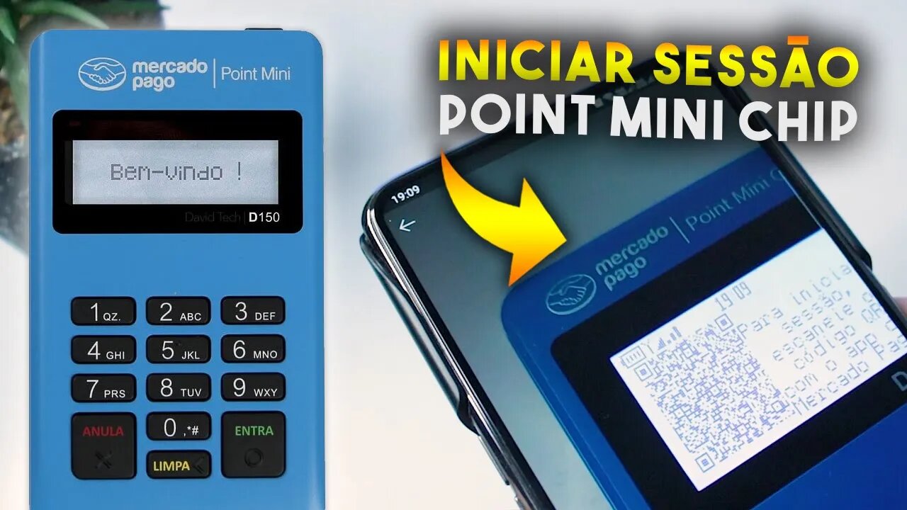 Como INICIAR SESSÃO na POINT MINI CHIP do MERCADO PAGO