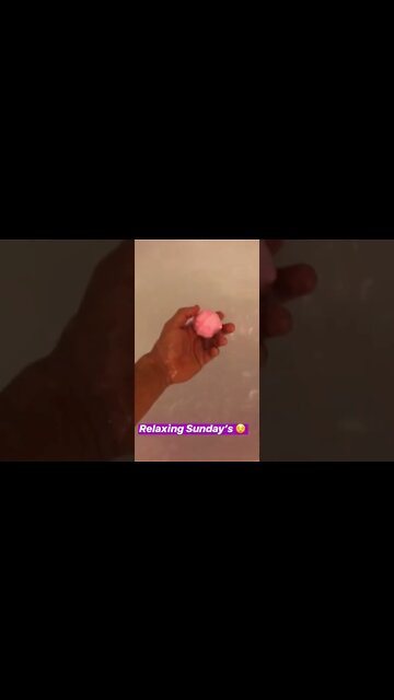 Bath bombs are peak relaxation