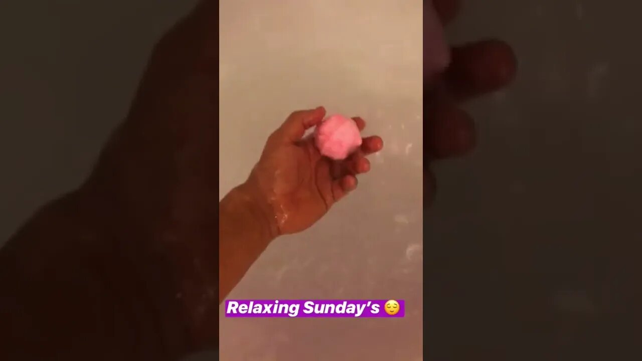 Bath bombs are peak relaxation