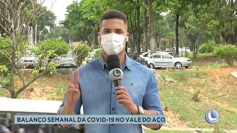Balanço semanal da covid-19 no Vale do Aço