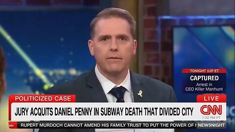 Scott shows a chart to a CNN panel while criticizing the left for their responses the CEO’s death